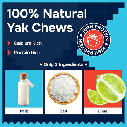 Masticables de queso de yak 100% natural del Himalaya para todas la...