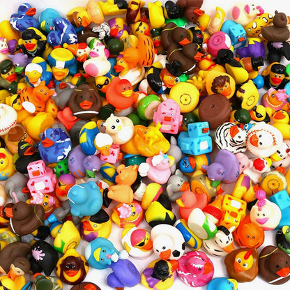 XY-WQ Paquete de 200 patos de goma para Jeeps Ducking, pato flotant...