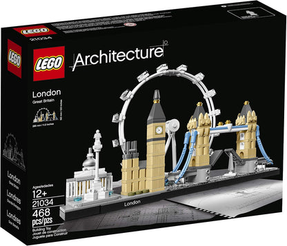 LEGO Architecture London Skyline Collection 21034 - Kit de construcción modelo y regalo para niños y adultos (468 piezas)