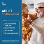 Dr. Tobias Multivitamínico para adultos para mujeres y hombres, vit...