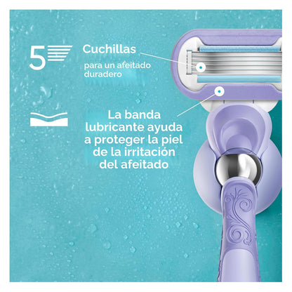 Gillette Venus Extra Smooth Swirl - Repuestos para cuchilla de afei...