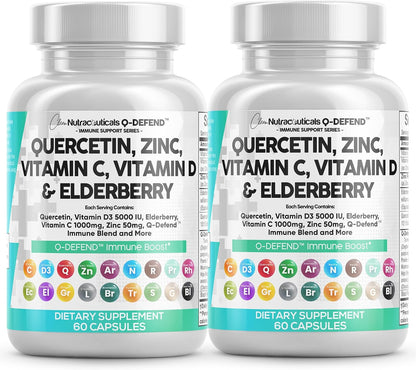 Clean Nutraceuticals Quercetina, zinc, vitamina C, vitamina D, brom...