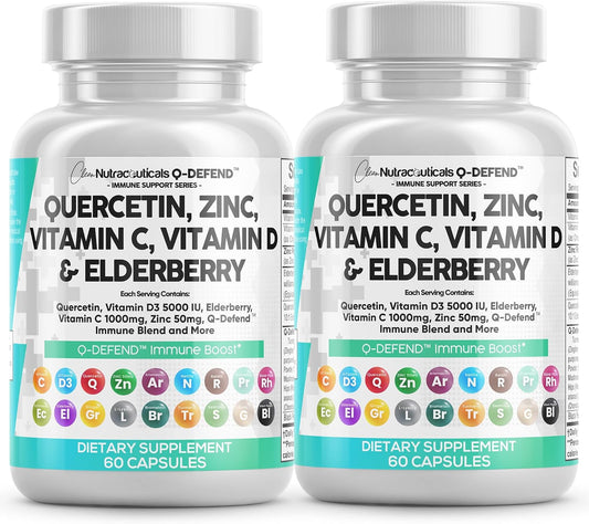 Clean Nutraceuticals Quercetina, zinc, vitamina C, vitamina D, brom...