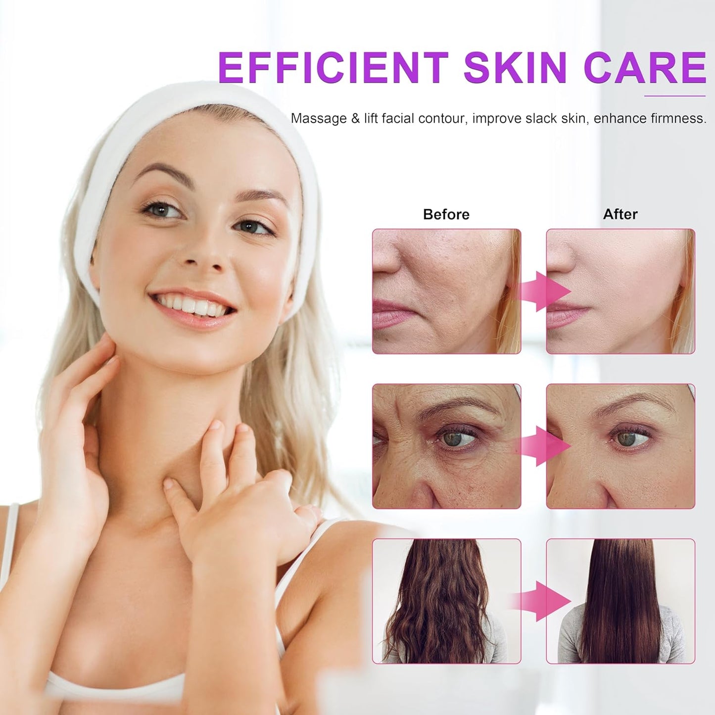 Herramienta de cuidado facial de alta frecuencia, dispositivo de to...
