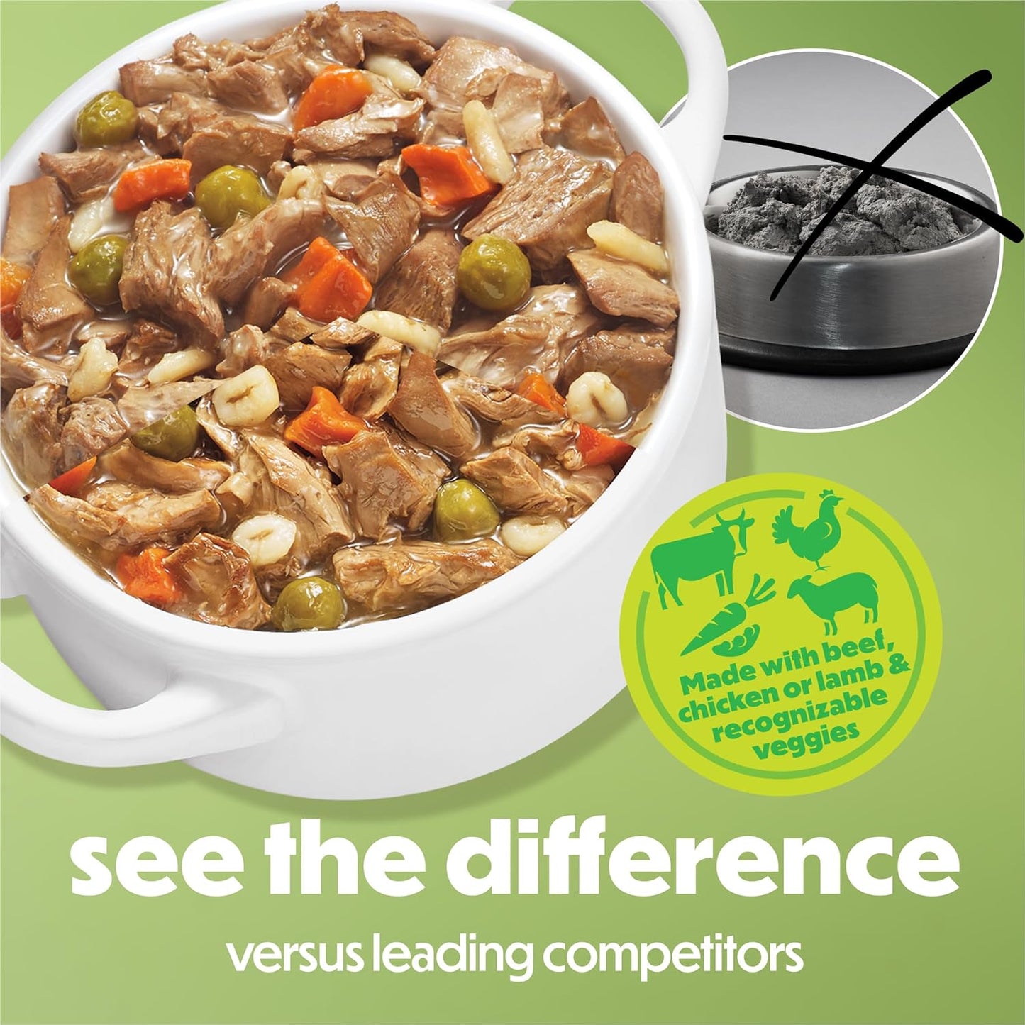 Purina Beneful - Paquete variado de alimentos húmedos en salsa para...