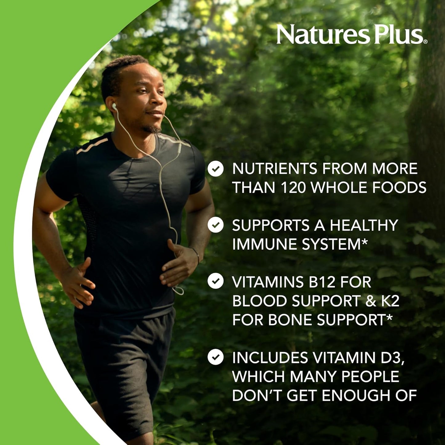 NaturesPlus Source of Life Gold Multivitamínico - 180 tabletas - Ap...