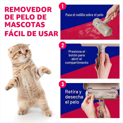 ChomChom Roller Removedor de pelo de mascotas \u2013 Rodillo de pel...