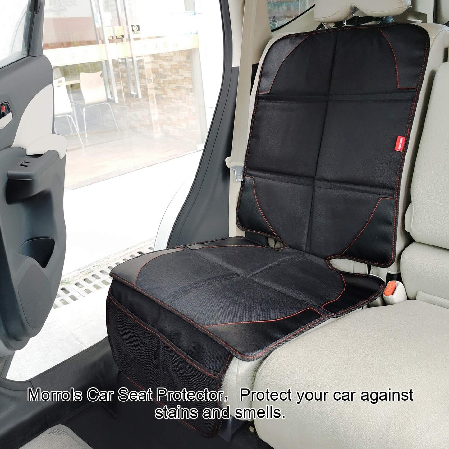 MORROLS Protector de asiento de automóvil para niños, bebés, mascot...