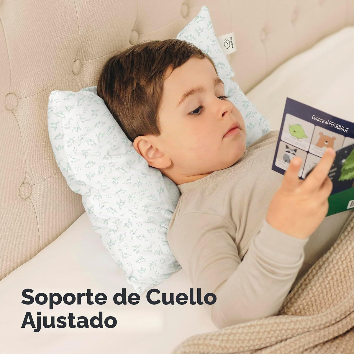 KeaBabies - Pack de 2 almohadas para niños pequeños de 13x18 - Almo...