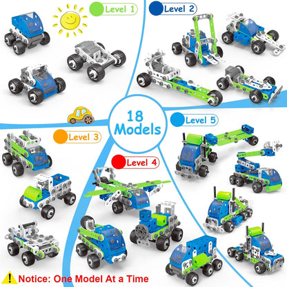 18 en 1 Juguetes STEM para Niños de 4 5 6 7 8+ Años, Regalos de Cum...