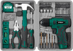 Hi-Spec Taladro inalámbrico de 8 V y kit de herramientas con herram...