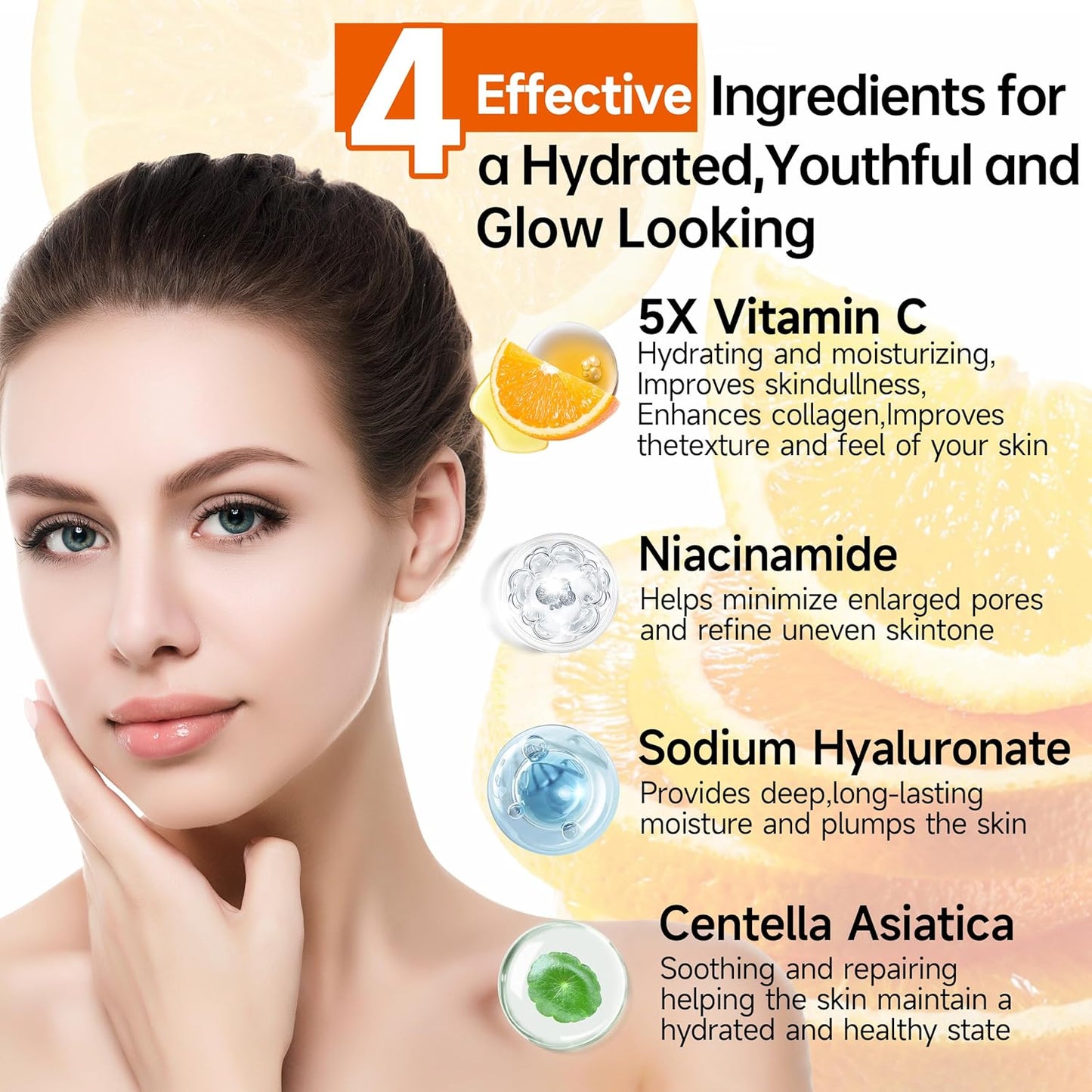 Set facial + Mascarilla para el cuello (8 piezas cada paquete), HON...