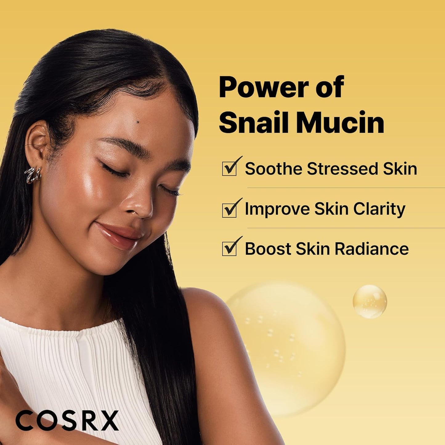 COSRX All About Snail Mucin - Juego de cuidado de la piel coreano, mini artículos esenciales de viaje, juego de regalo de tamaño de viaje con lavado facial de mucina de caracol, suero, crema hidratante y crema para ojos, kit rejuvenecedor