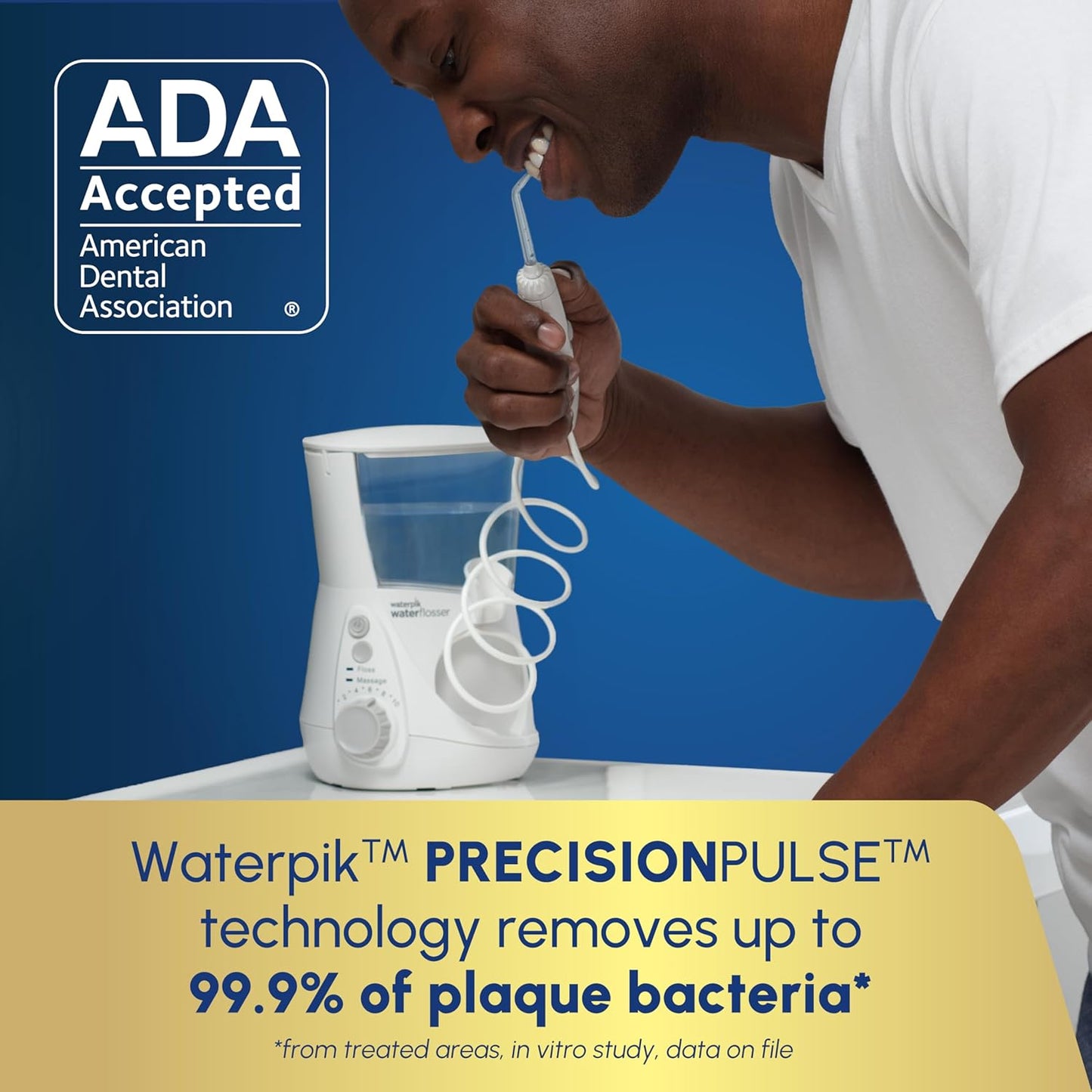 Waterpik Aquarius - Hilo dental de agua para limpieza de dientes, e...