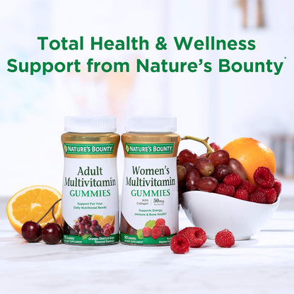 Nature's Bounty Gomitas multivitamínicas para adultos, suplemen...