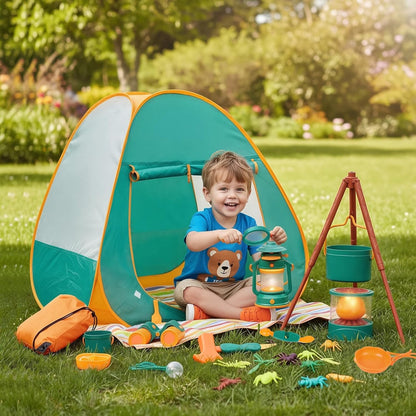 Meland Juego de Campamento para Niños con Tienda - Juguetes para Ni...