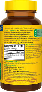 Nature Made Extra Strength Vitamina D3 5000 IU (125 mcg), suplement...