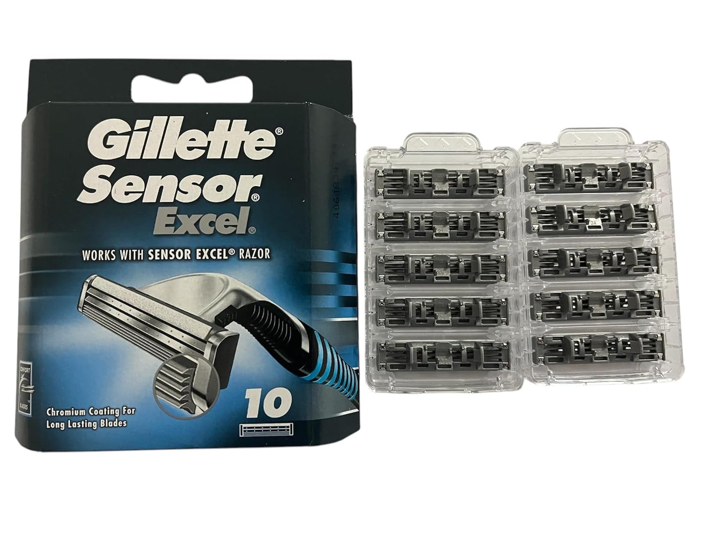 Gillette Sensor Excel - 10 unidades (paquete de 3)