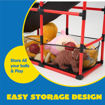 JOYIN Juego de baloncesto arcade rojo, aro de baloncesto interior p...