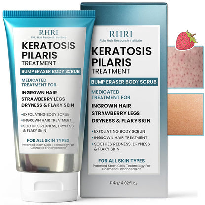KP Bump Eraser Body Scrub con 10% AHA | Tratamiento de queratosis p...