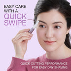 Panasonic Cortadora de cejas y vello facial para mujer, afeitadora...