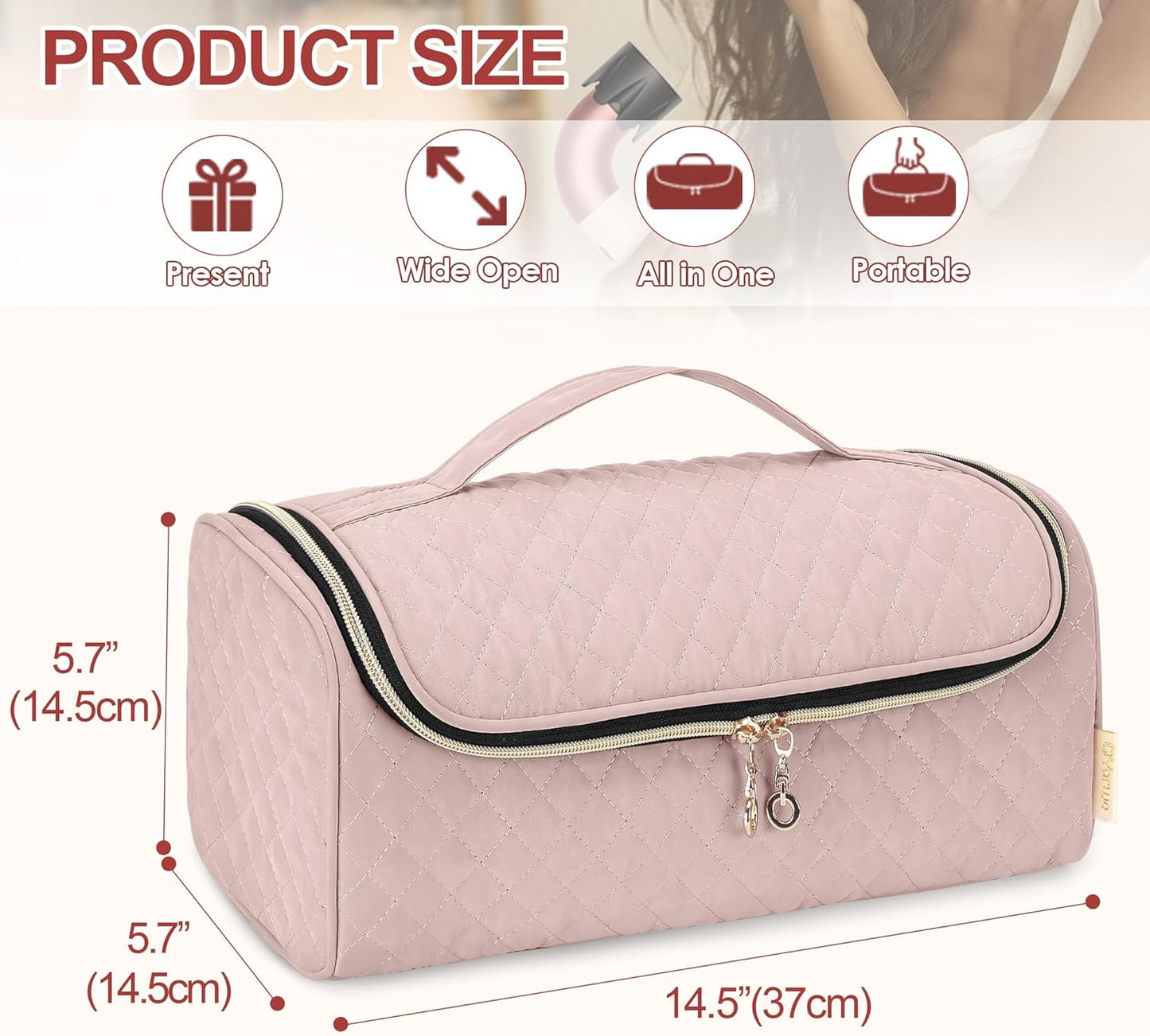 Yarwo Funda de transporte mejorada 2026 compatible con secador de p...