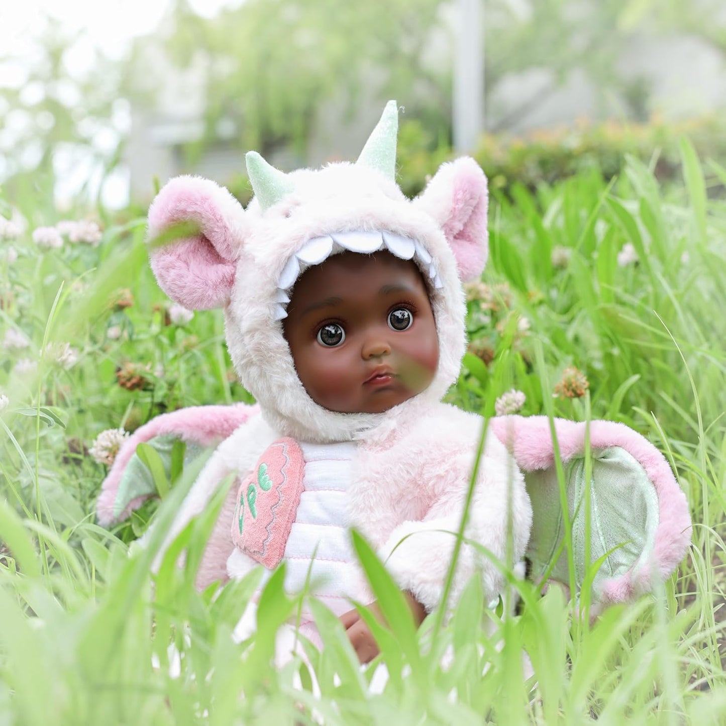Cloveray Muñecas de bebé, muñeca de bebé grande de 18 pulgadas, rea...