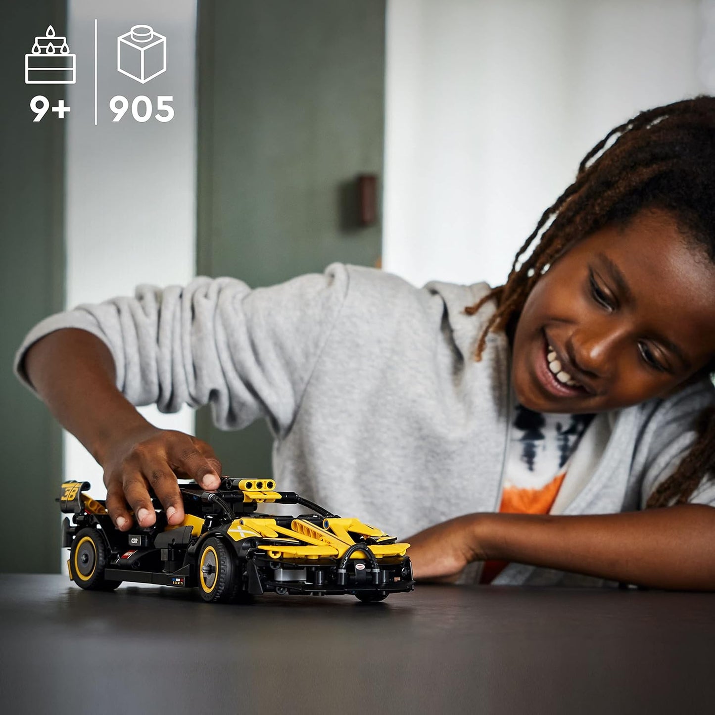 LEGO Technic Bugatti Bolide - Juego de construcción de autos de carreras, modelo y juguete de ingeniería de carreras para el regreso a la escuela, kit de construcción de autos deportivos