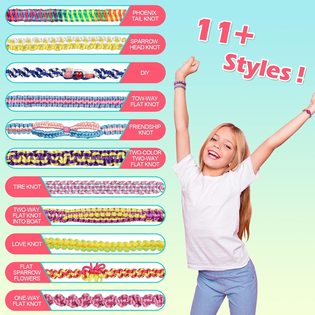DDAI Kit de fabricación de pulseras de amistad para niñas - Juguete...
