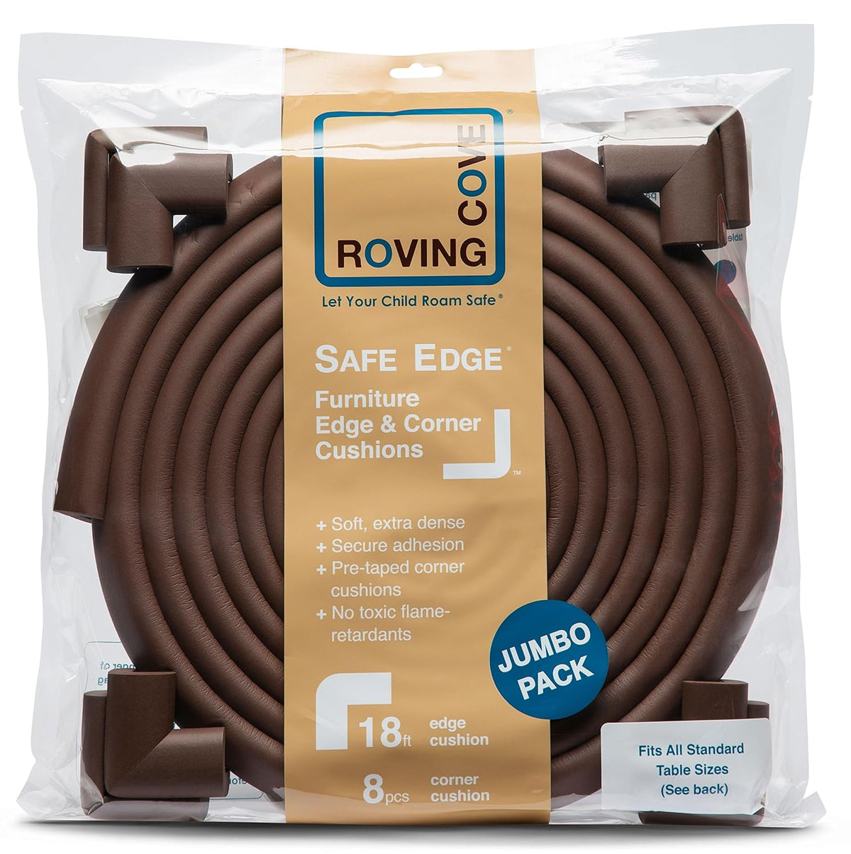 Roving Cove "borde y Esquina Cojín de seguridad pre-taped esqui...