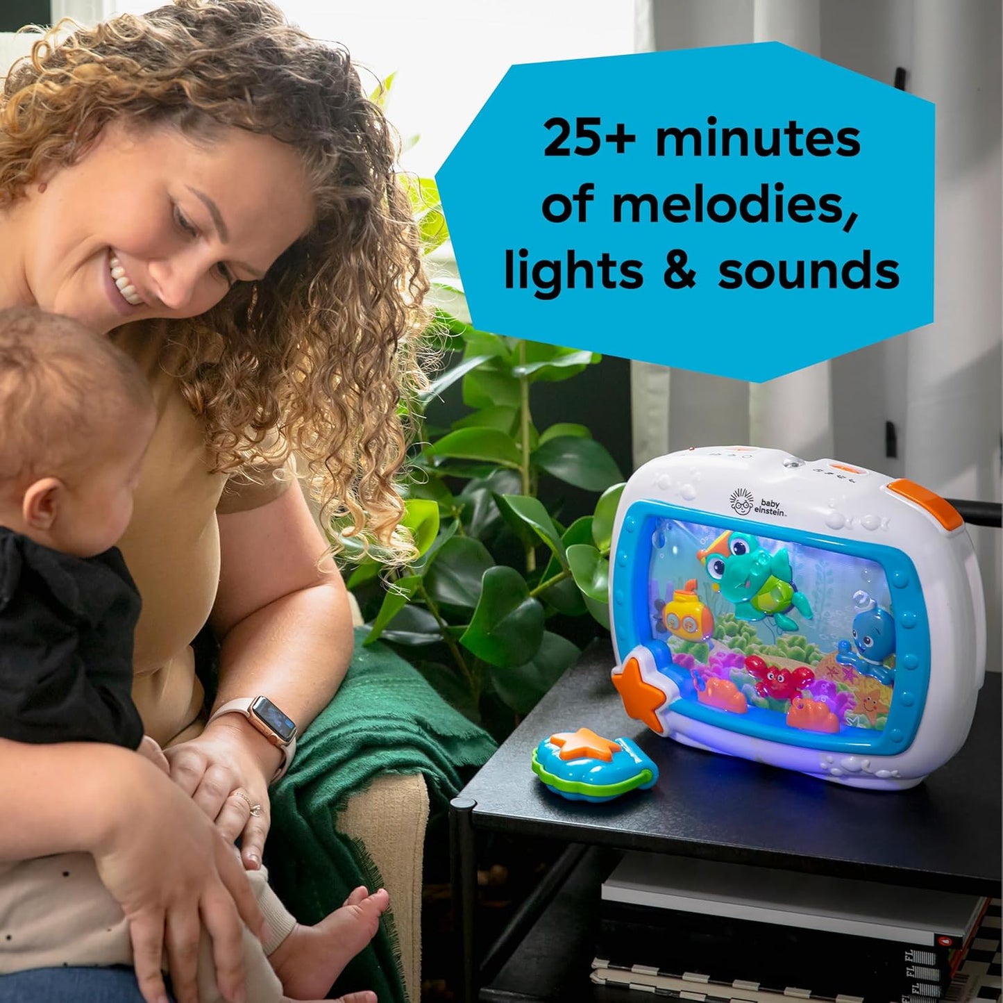 Baby Einstein Sea Dreams - Calmante de juguete con control remoto,...