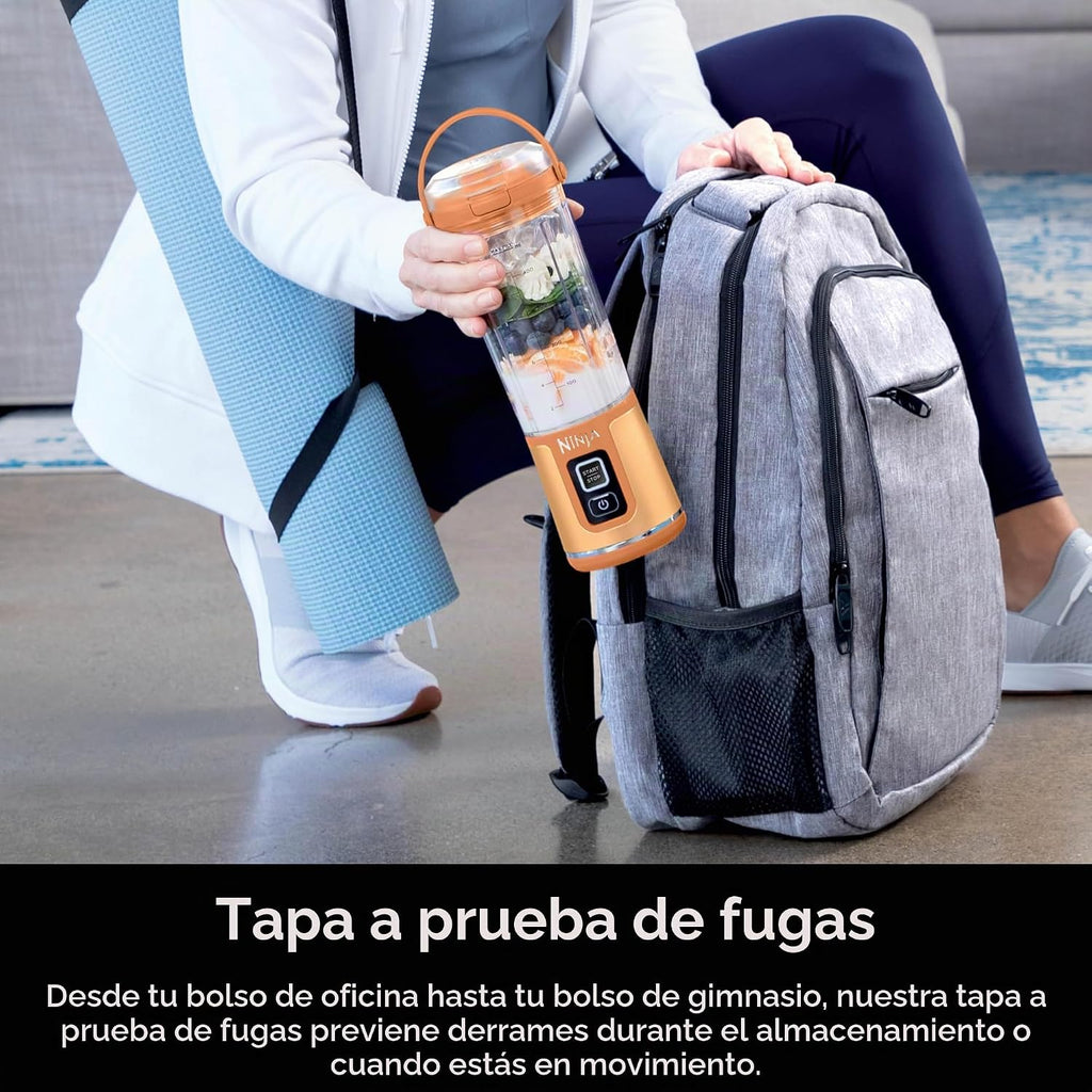 Ninja Blast Licuadora Portátil, Inalámbrica, Recipiente de 18 oz.,...
