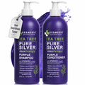 Juego de champú y acondicionador de árbol de té morado para cabello...