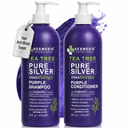 Juego de champú y acondicionador de árbol de té morado para cabello...