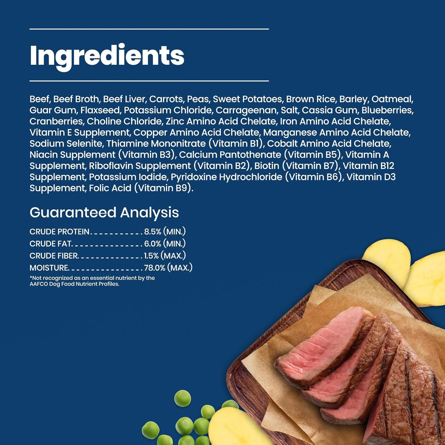 Blue Buffalo Homestyle Recipe - Paté de carne de res y verduras, al...