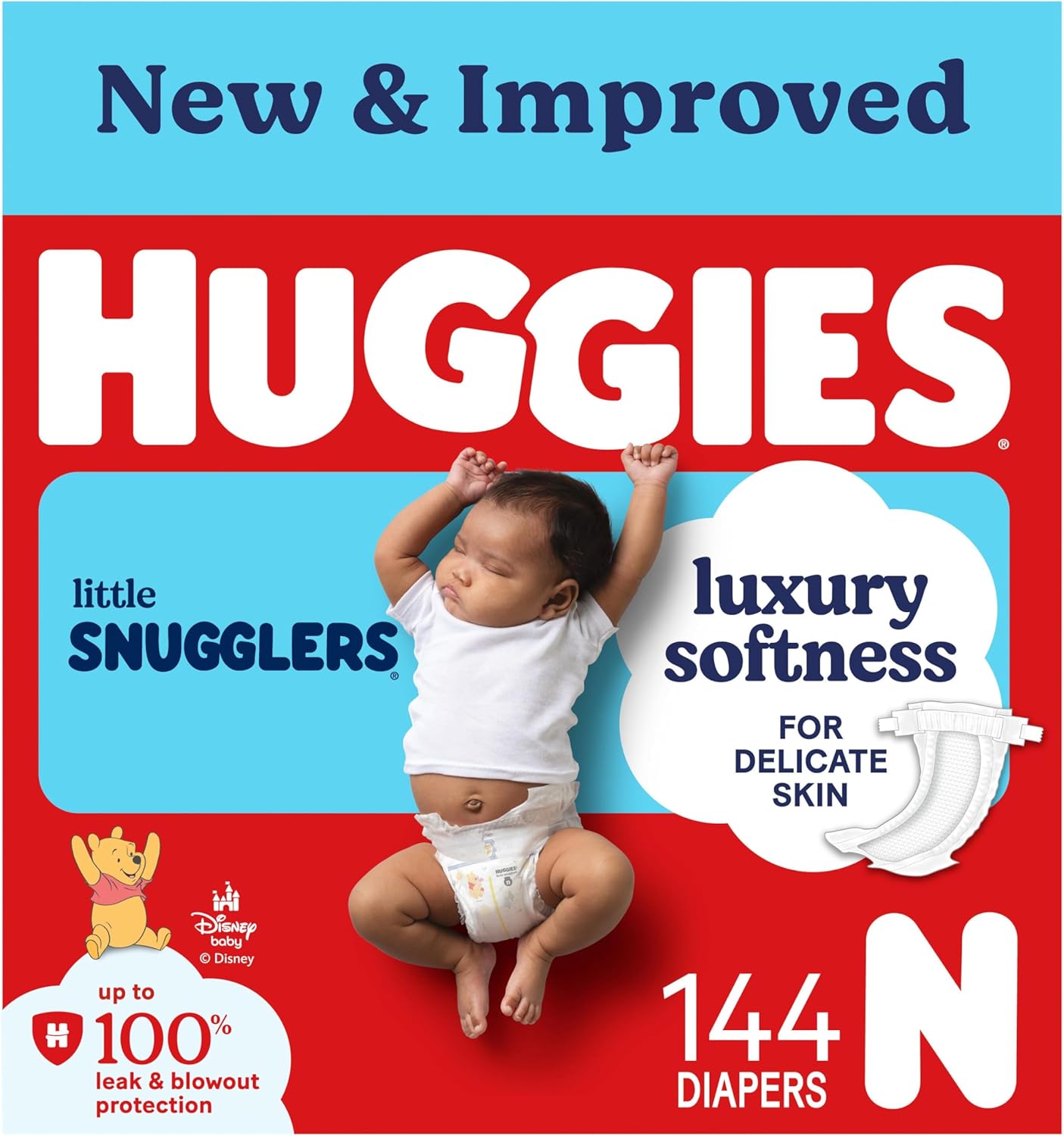 Huggies Pañales tamaño recién nacido, Huggies Little Snugglers Paña...