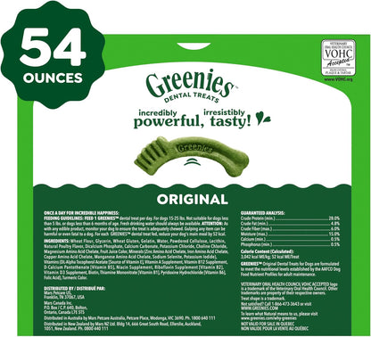 Greenies Golosinas dentales naturales para perros adultos recomenda...