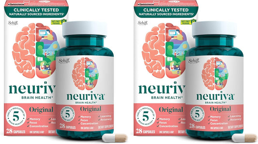 NEURIVA Suplemento cerebral nootrópico descafeinado original probad...