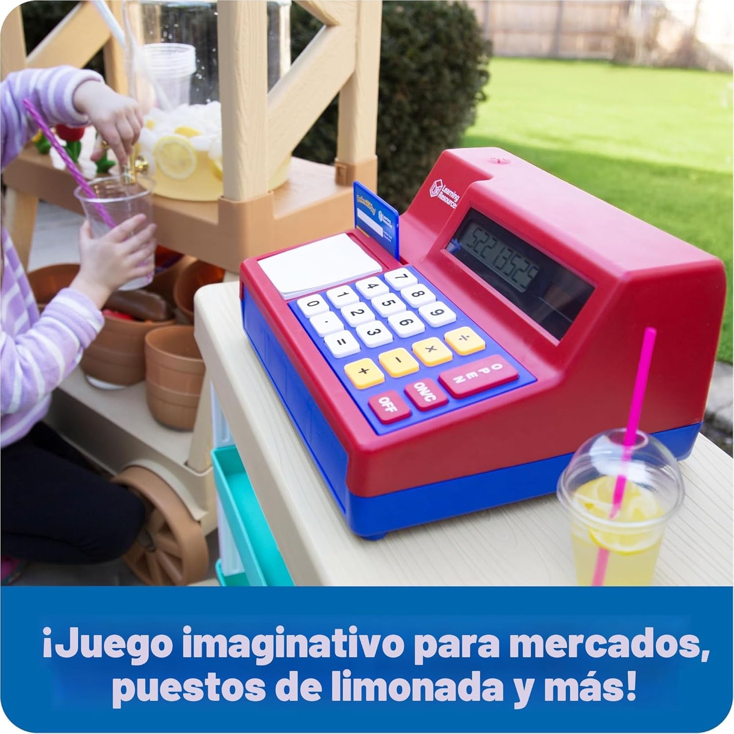 Learning Resources Pretend &amp; PlayCalculadora y caja reistradora...
