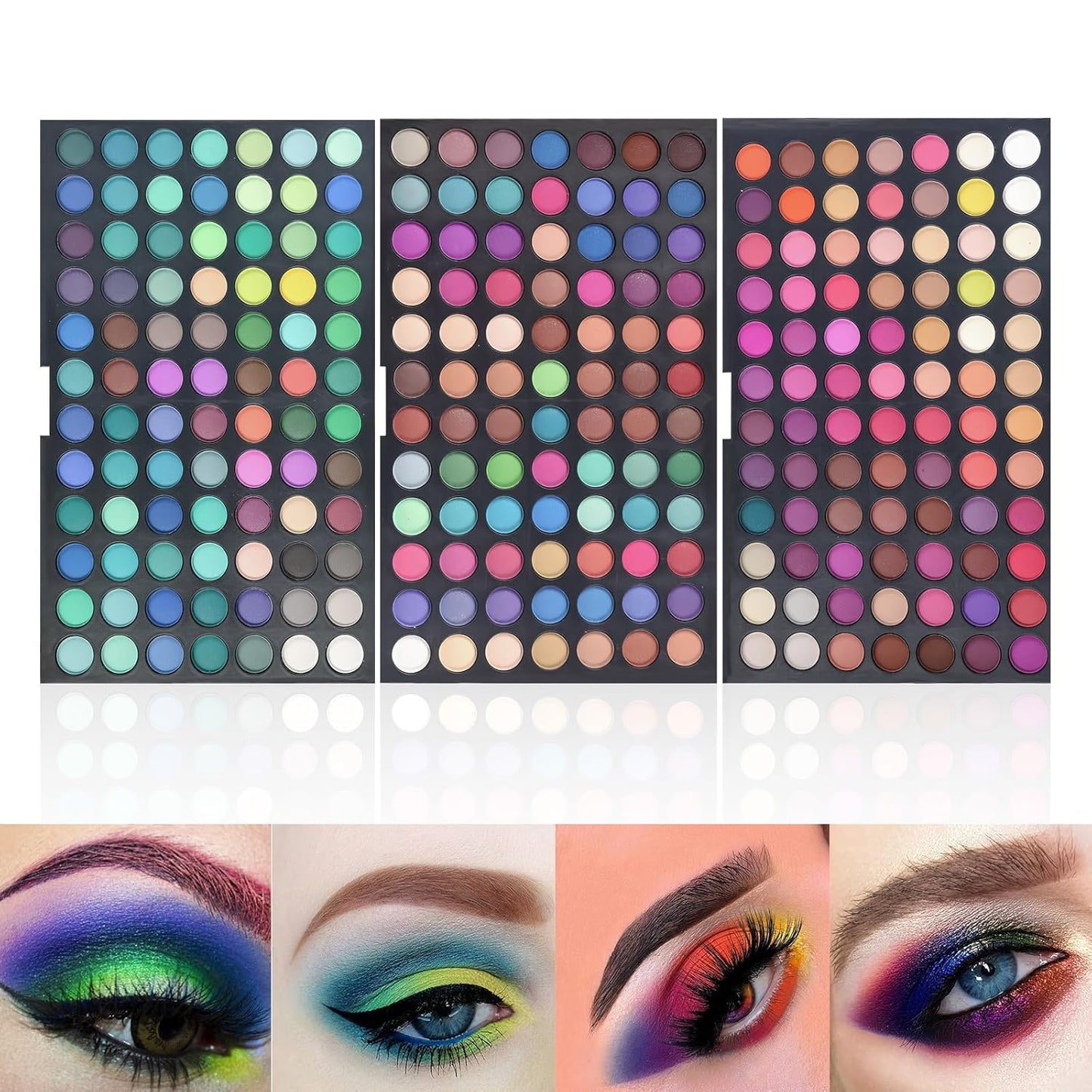 Pure Vie Paleta Profesional de Sombras de Ojos Resaltador de 252 Co...