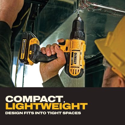 DEWALT Kit de combo de perforación inalámbrico de 20V MAX, 2-Herram...