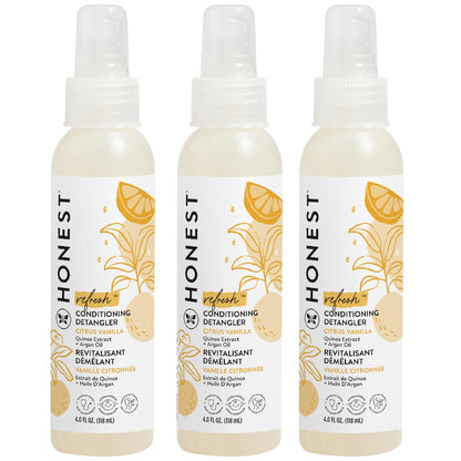 The Honest Company - Espray acondicionador desenredante, naranja du...