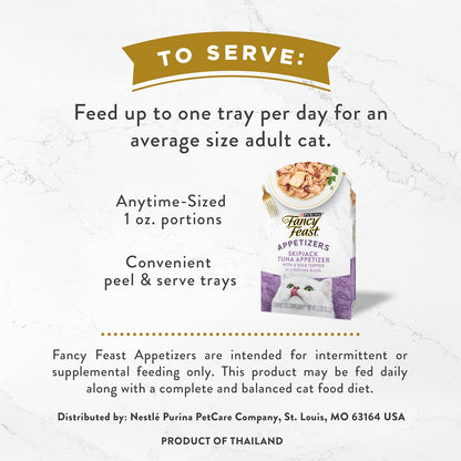 Fancy Feast Lickable Appetizers - Paquete variado de alimentos húme...