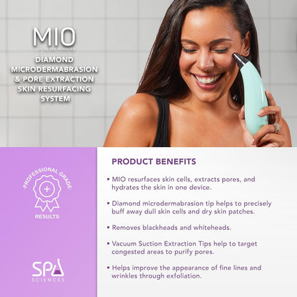 Spa Sciences MIO Diamond Microdermabrasion - Removedor de puntos ne...