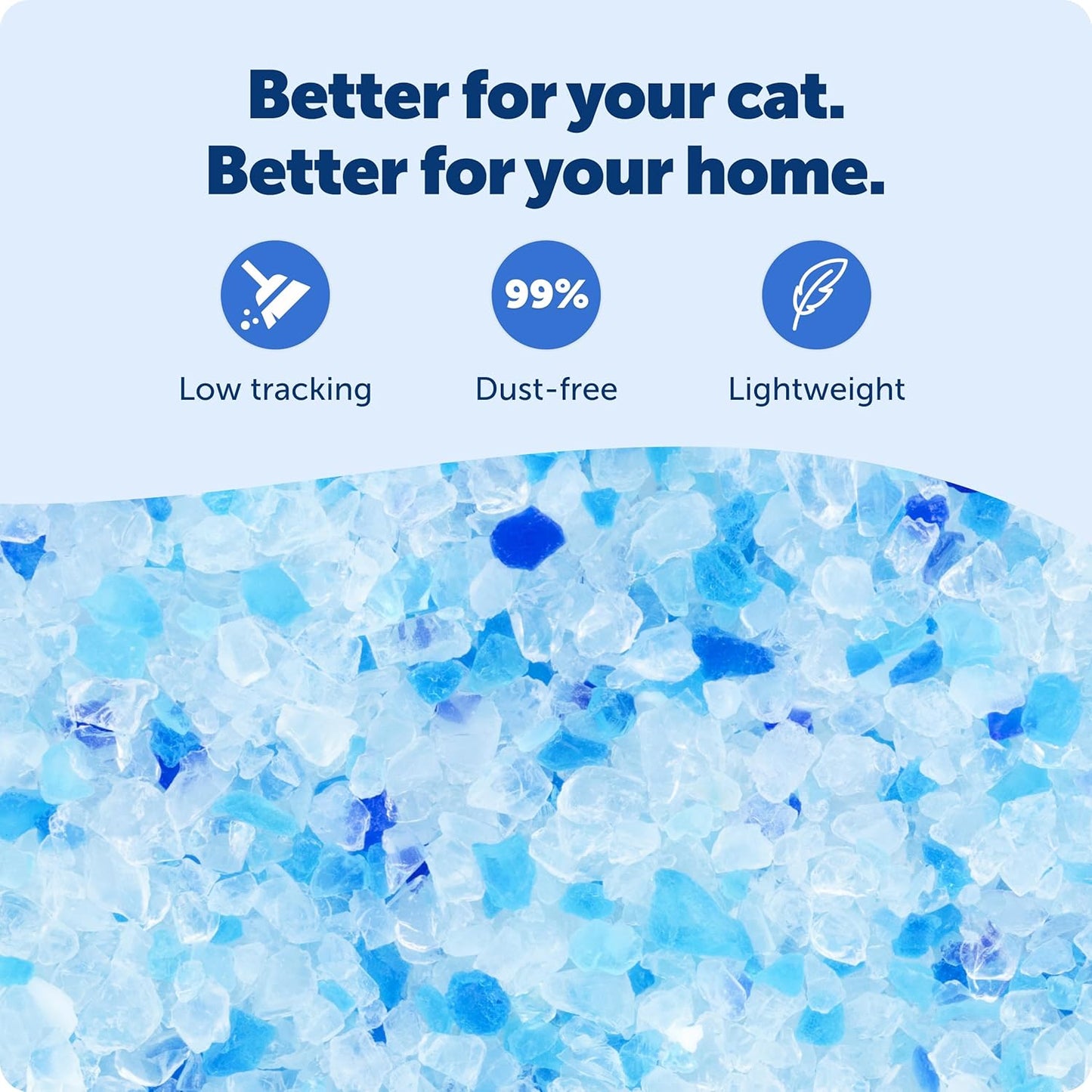 PetSafe ScoopFree Arena de Cristal Premium para Gatos - Supera a la...
