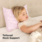 KeaBabies Paquete de 2 Almohadas para niños pequeños de 13 x 18 pul...