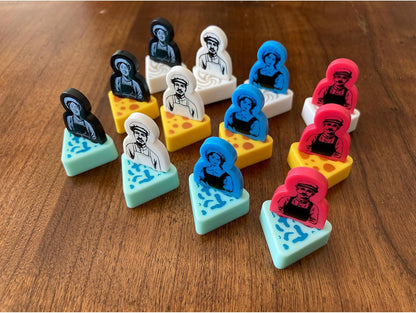 Juego de mesa Fromage – Juego de estrategia de elaboración de queso francés, colocación de trabajadores, juego de gestión de recursos para adolescentes y adultos, a partir de 14 años, 1-4 jugadores, 30 minutos de tiempo de juego, fabricado por R2i Games