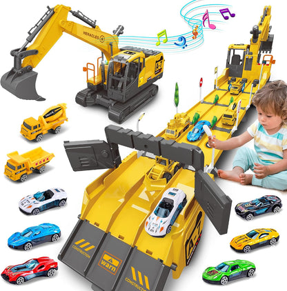 Dwi Dowellin Juguetes para niños de 3 años, juguetes de excavadora...