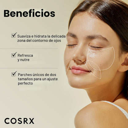 COSRX Advanced Snail Hydrogel Eye Patch (60 piezas), máscara de sue...