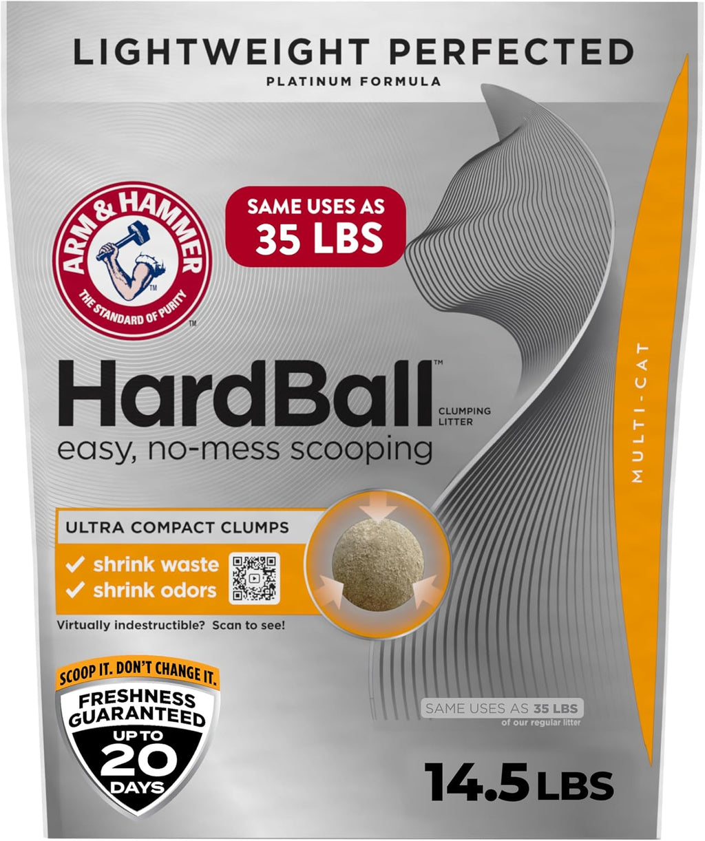 ARM &amp; Hammer Hardball Arena Ligera de Platino Multi-Gato Aglome...